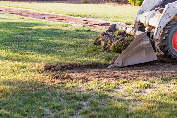 Yard Drainage Grading in Muncie