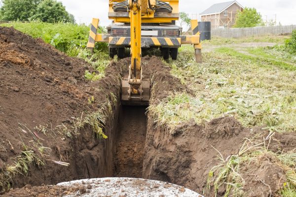 Drainage Trench Installation in Muncie