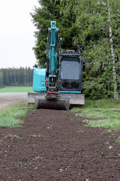 Backhoe Grading in Muncie