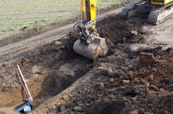 Backhoe Trenching in Muncie