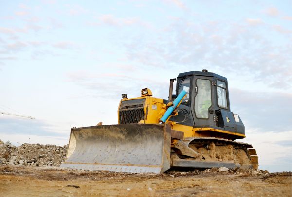 Bulldozer Land Excavation in Muncie