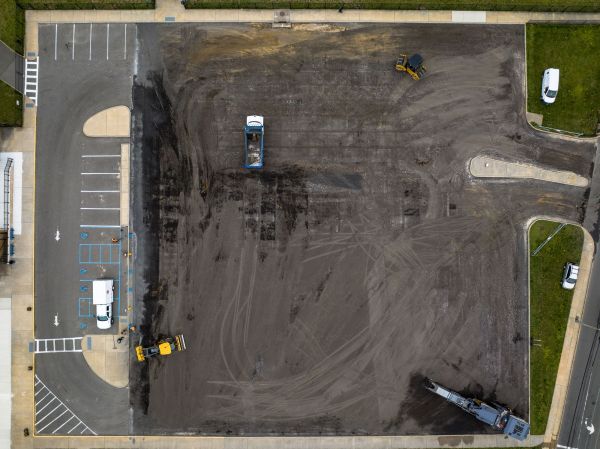 Parking Lot Excavation in Muncie