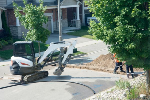 Electrical Line Trenching in Muncie