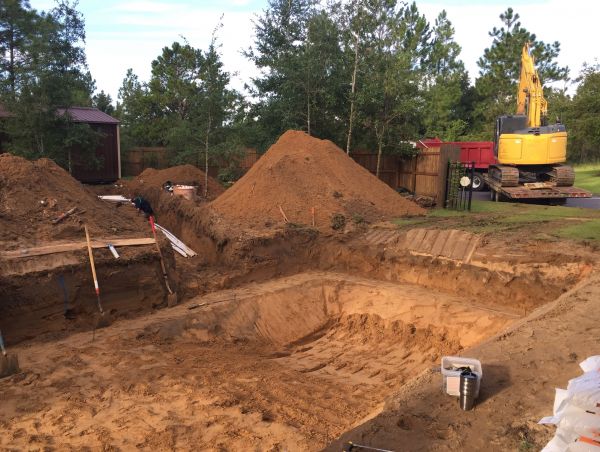 Pool Site Excavation in Muncie